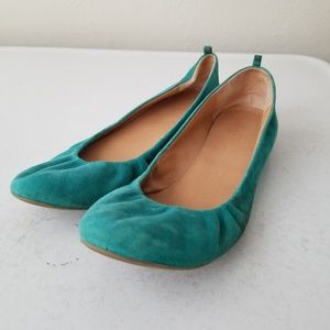 J crew suede flats